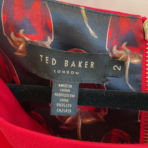 Ted baker side-cutout cocktail dress - Picture 4 of 9